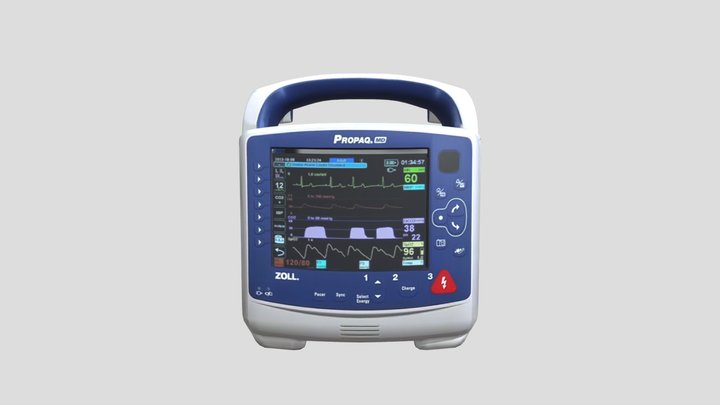 Zoll Monitor_ All 3D Model