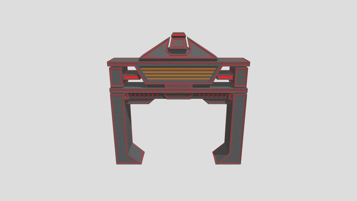 Recognizer (Hull Plating) - Tron Uprez 3D Model
