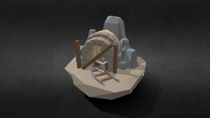 Stone mine 3D Model