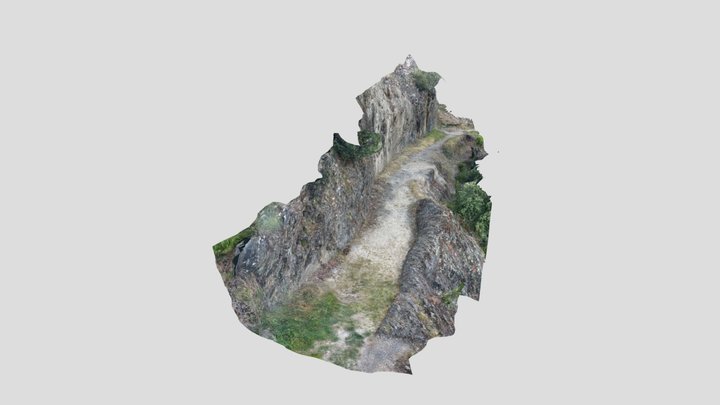 Canal romano de Las Médulas 3D Model