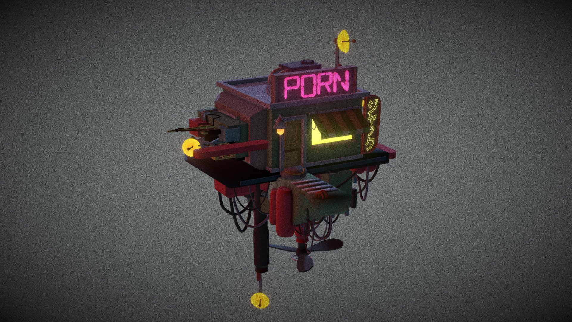 Space Porn Shop - 3D model by 8BitBoy! [2ad4c52] - Sketchfab