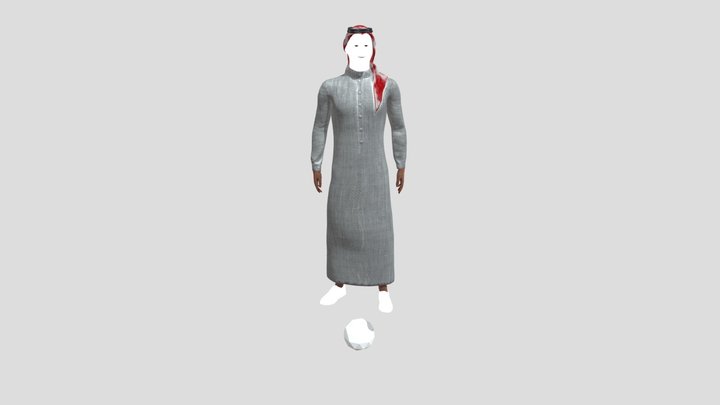 Talking Rigged Jordanian Man – Kostenloses 3D-Modell STL