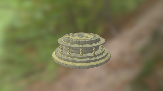 stone platform 3D Model
