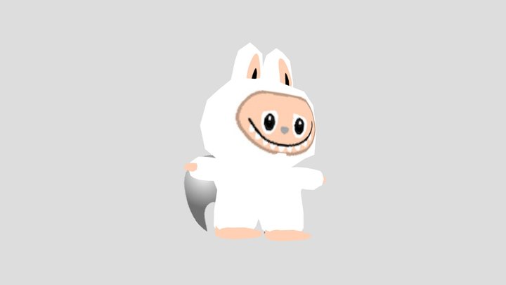 labubu_angel_in_clouds 3D Model