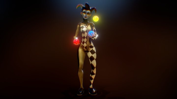 The Juggler 3D Model