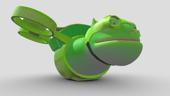 no limbs alien 3D Model