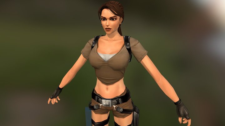 Lara Croft - 3D Model 3D Model