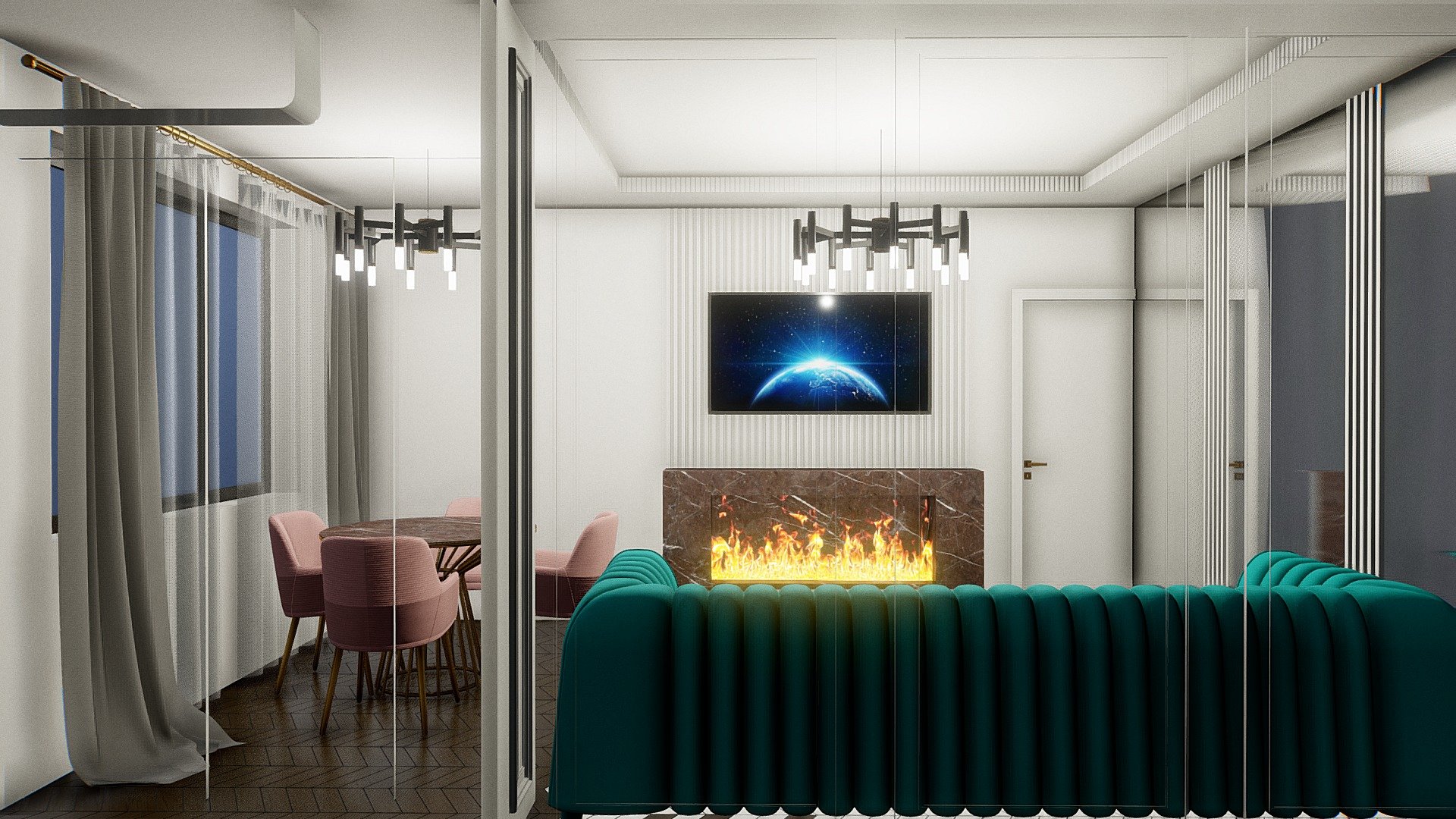 River Interior Design - Living - 3D model by Patrudoizero Design ...