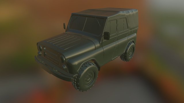 UAZ-469 3D Model