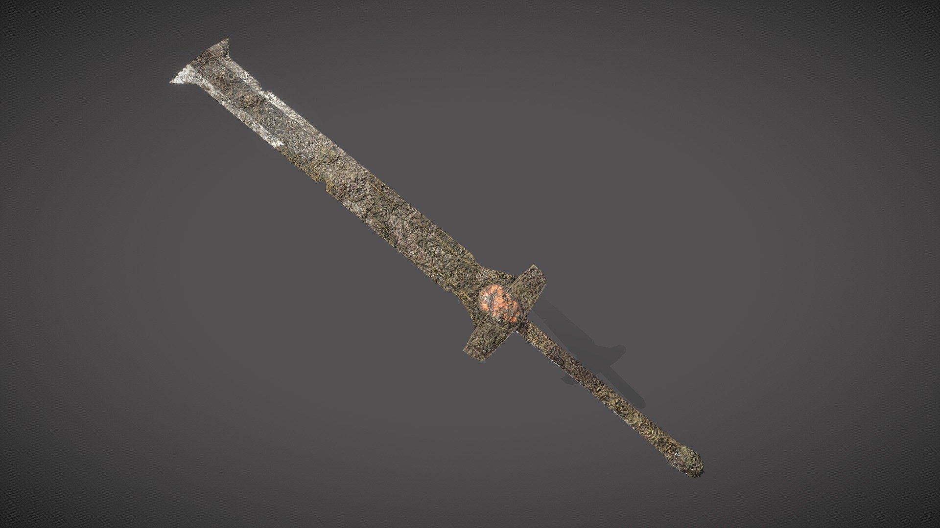 Game Ready - Fantasy Greatsword - Caudata - 3D model by Yexil (@Yexil_)  [2ada3f5]