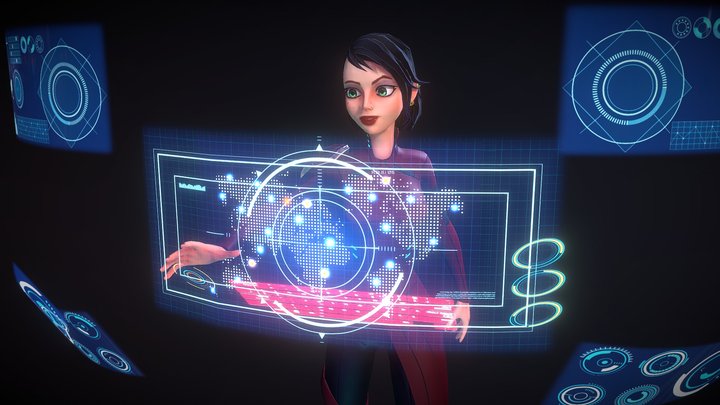 P.B.S.I Beauty Pose 3D Model