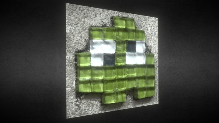 Pixel Invader – Modèle 3D gratuit STL