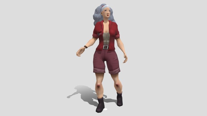 Koa the zoo keeper 3D Model