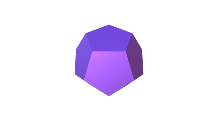 Dodecahedron 3D Model