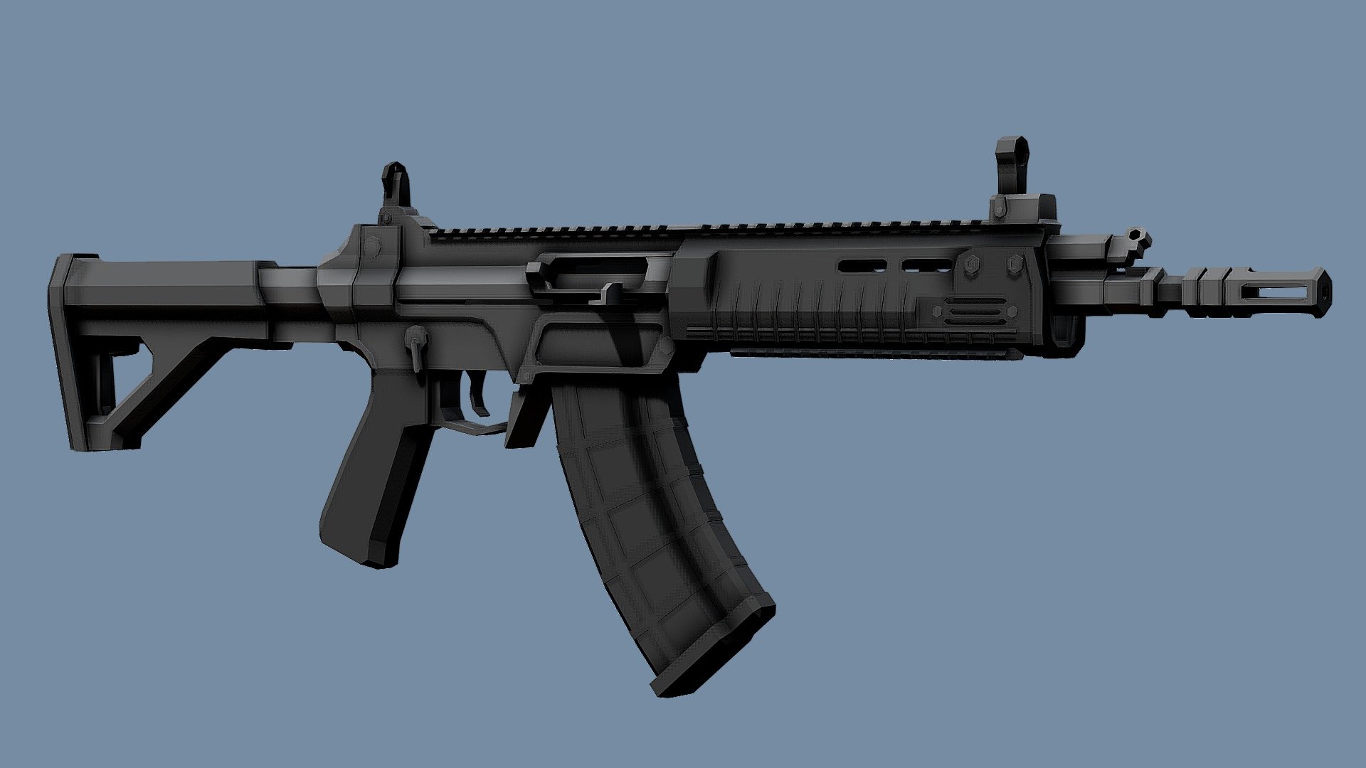 Low Poly Qbz 192 Download Free 3d Model By Tastytony 2ade5a1 Sketchfab 