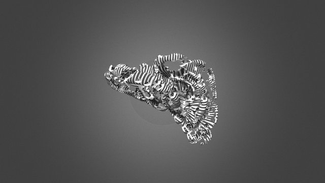 Ear Cocoon Holled New 02 3D Model