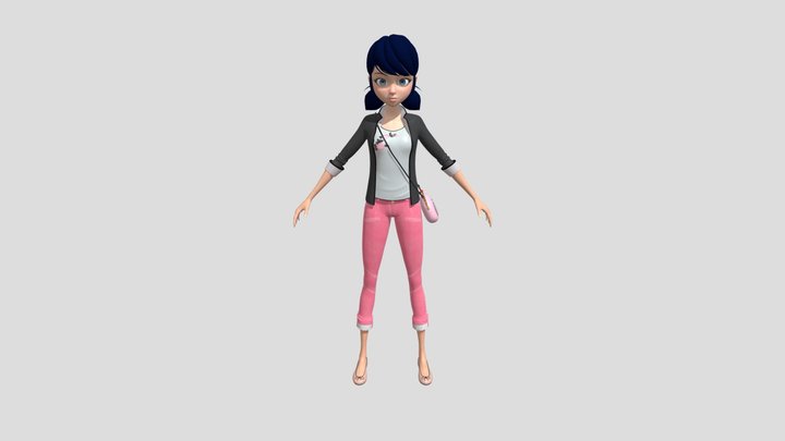 Marinette(Broken model, see Description) 3D Model