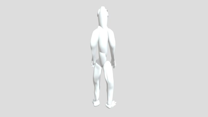 hombre pajaro 3D Model