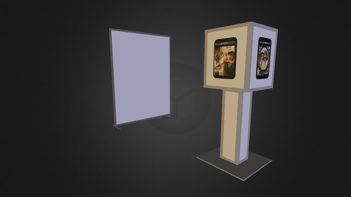 Both With Step & Repeat 3D Model