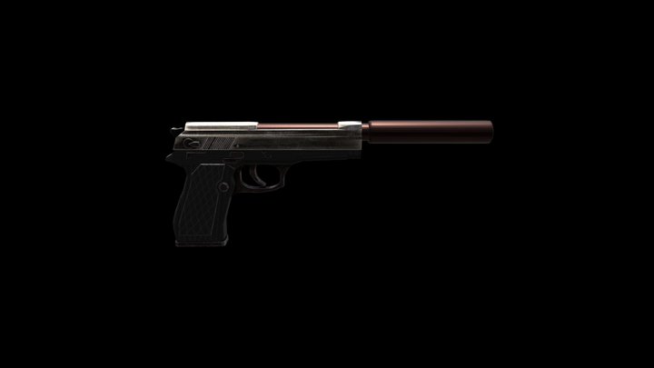 Beretta Gun (Weapons) 3D Model