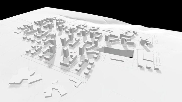 Белгород_Квартал 15-16_2026_01_23_дома-окружение 3D Model