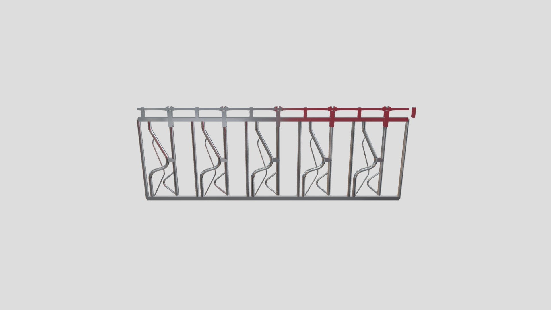 Fence with Headlock — Sketchfab embed 3D viewer