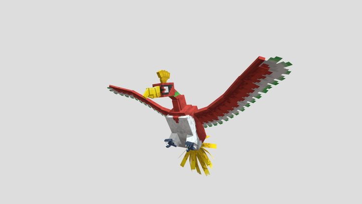 Ho-oh[Pokebedrock] 3D Model