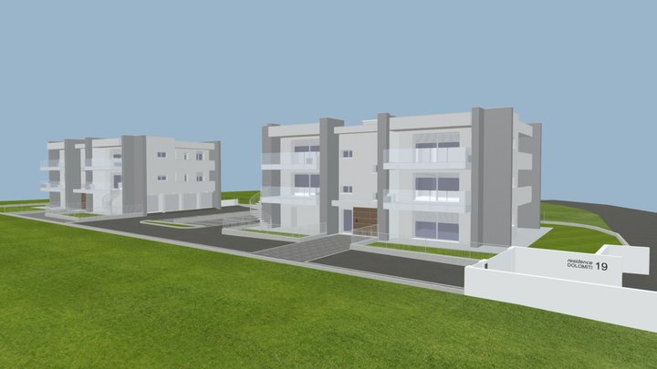 Residence Dolomiti 3D Model