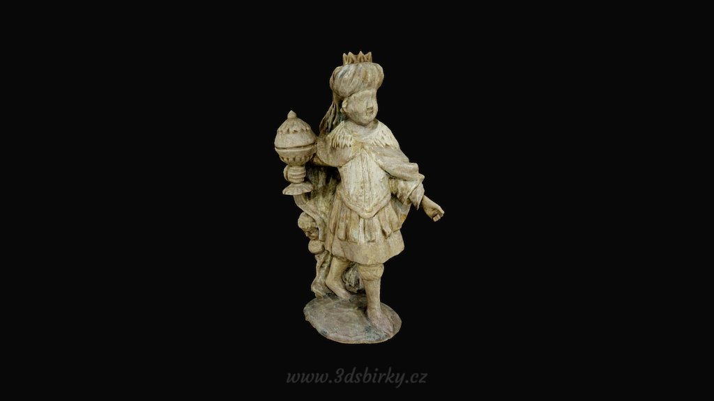 Král - betlémová figurka