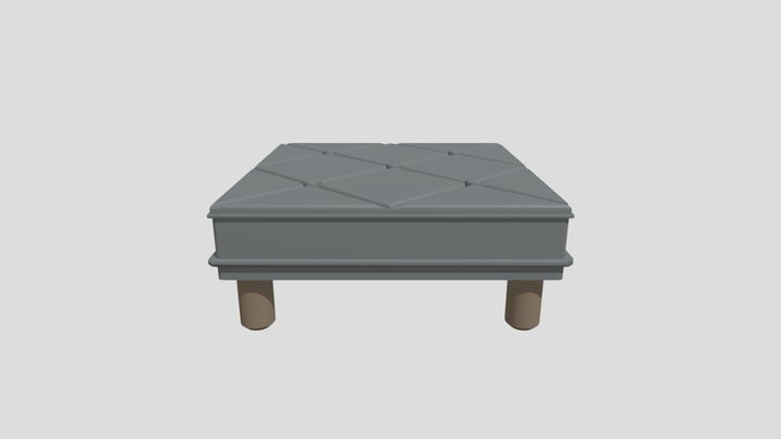 Chair Poof 3D Model