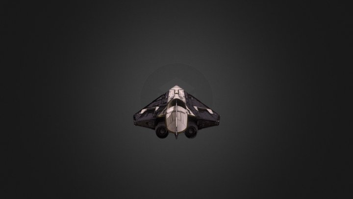 Delta-7 Star Fighter 3D Model