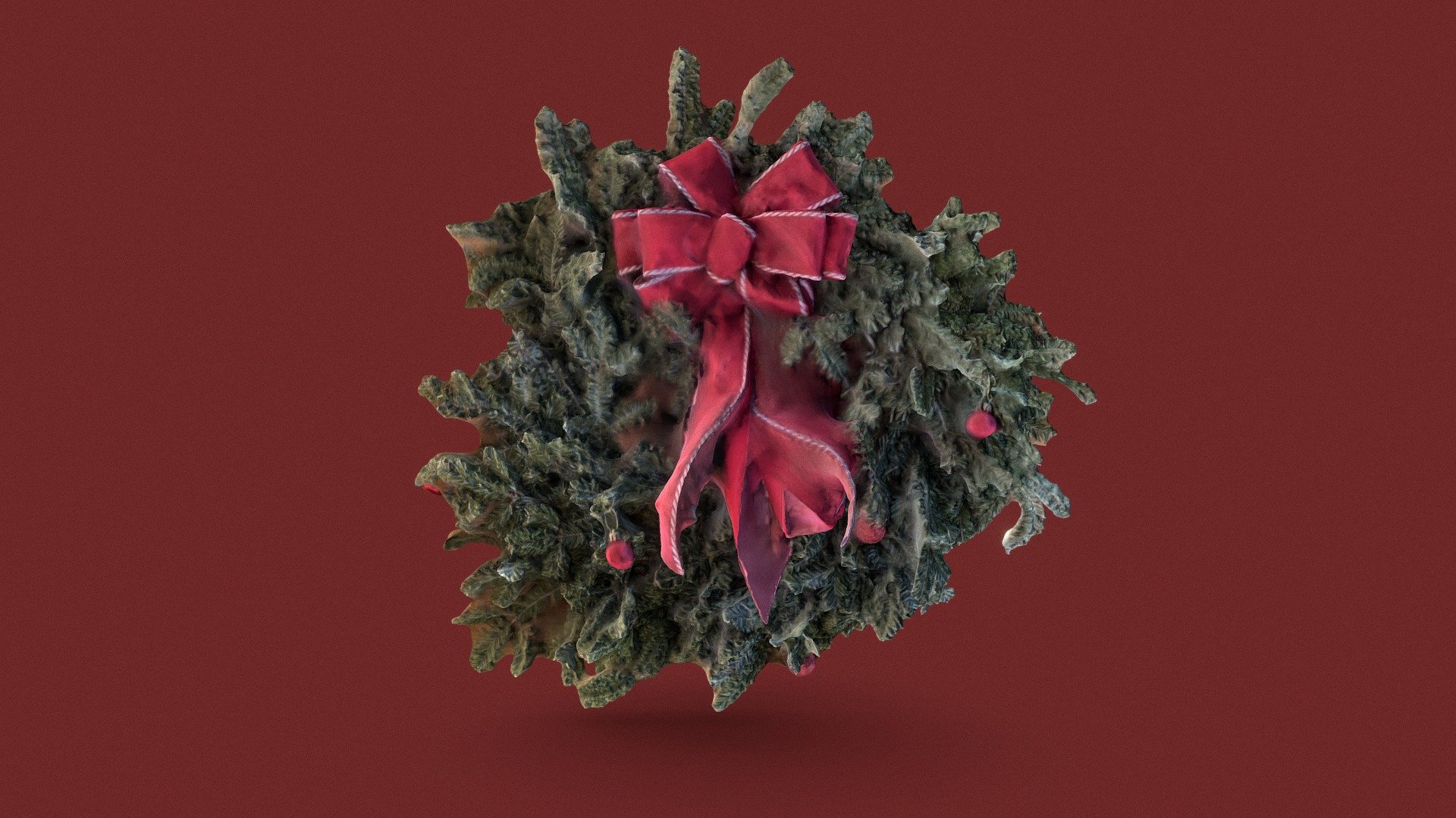 FREE >> Happy Holidays Wreath