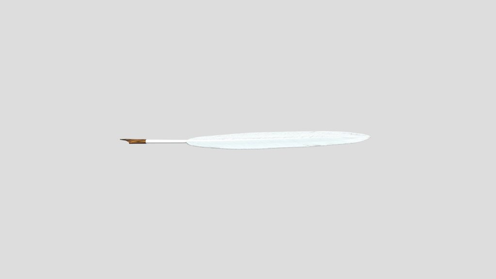 Pen From A Golden Eagle Feather 2