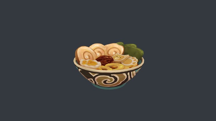 Genshin Impact food - Victorious Legend 3D Model