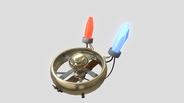 Magic compass 3D Model