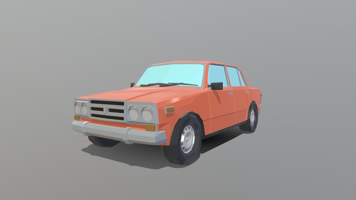 Old Classic Car (from synty) – Modello 3D gratuito STL