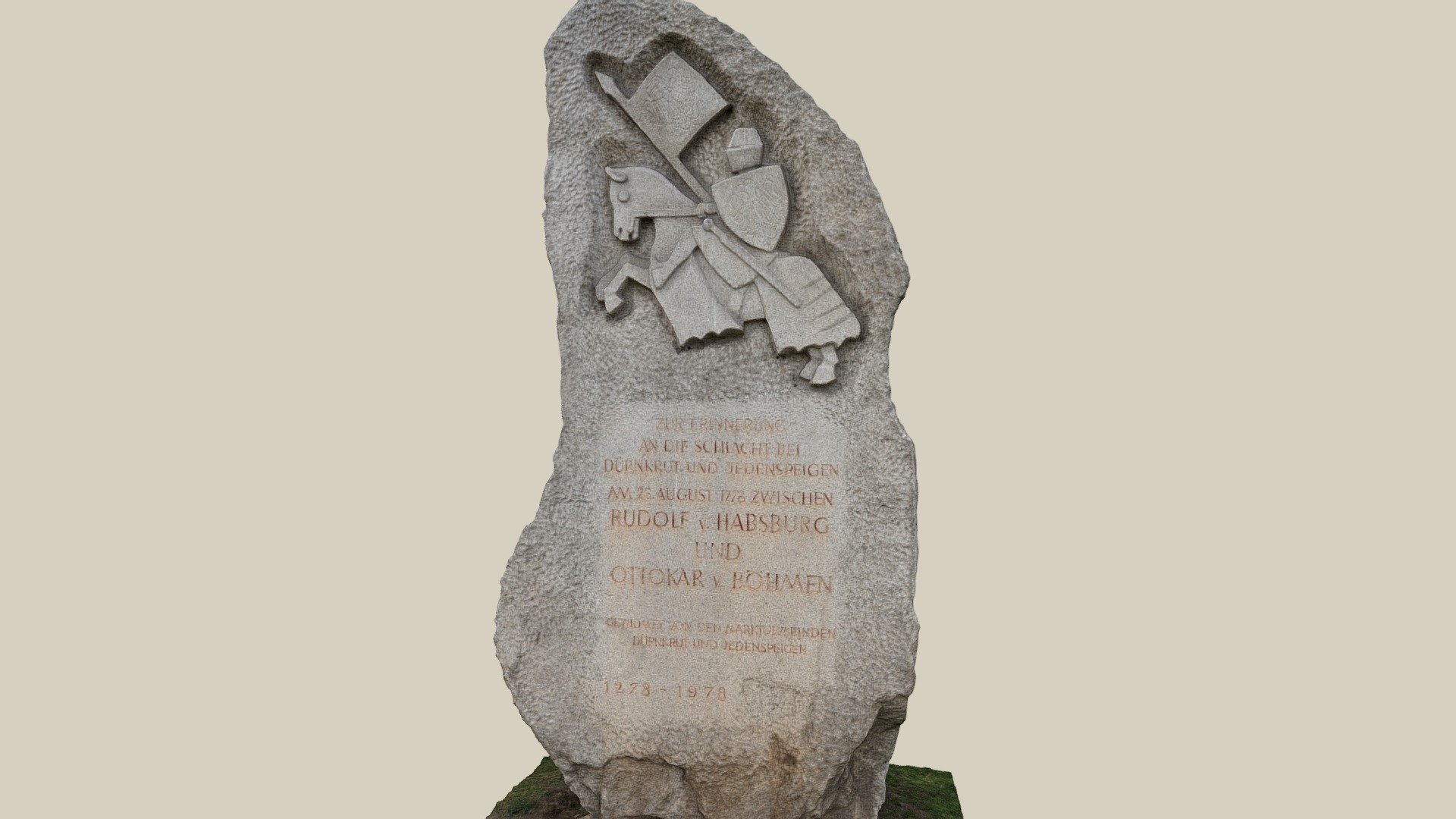 Gedenkstein — Sketchfab embed 3D viewer