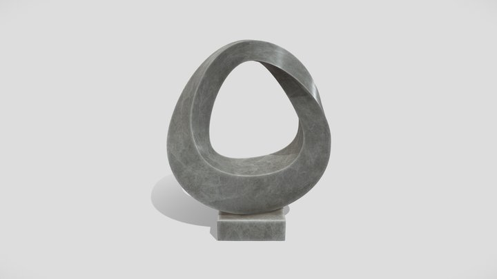 Abstract Stone Art Sculpture 06 3D Model