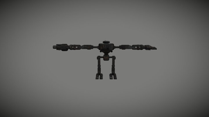 2DAE02_BotMaterials_PoungjunPatipan 3D Model