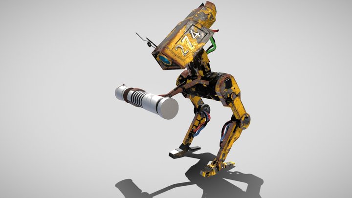 StarWars Inspired Droid (Uni) 3D Model