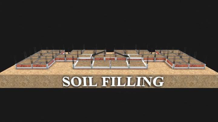 08 soil filling_obj 3D Model