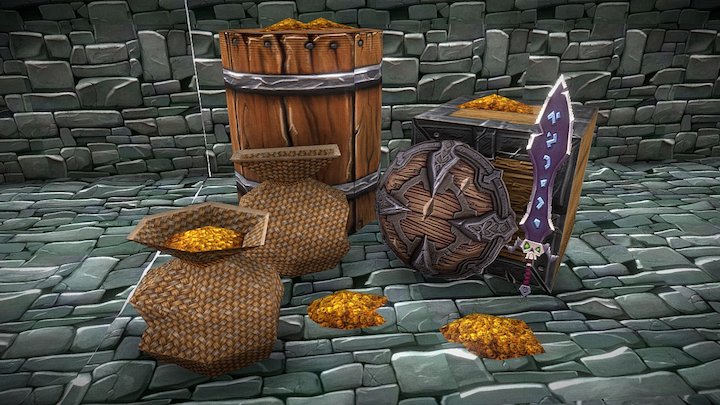 Aplicação de Difuse, Bump, Normal Map e Displace 3D Model