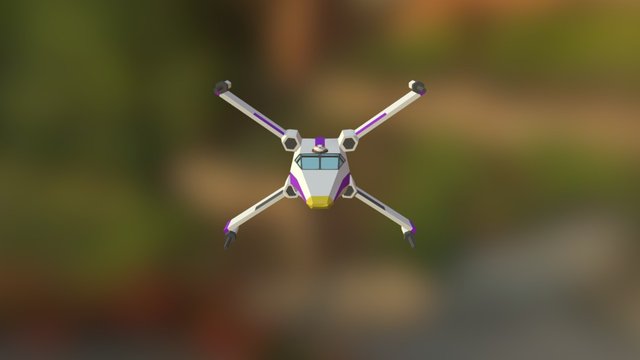 x-wing08 3D Model