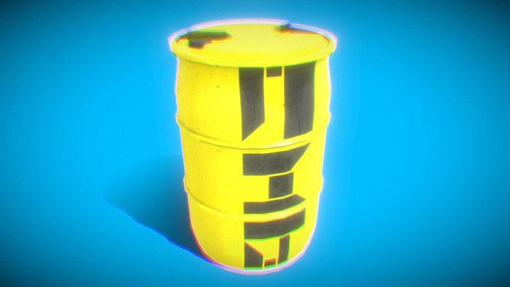 Combine Barrel 3D Model
