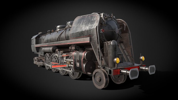 Locomotive 141R 3D Model