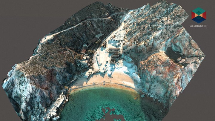 OLD SULFUR MINES BEACH 3D Model