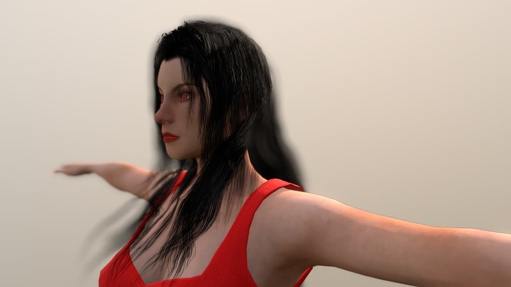 Mina Clothed 3D Model