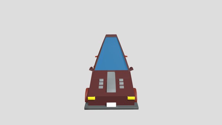 Tuned Racing Car 3D Model