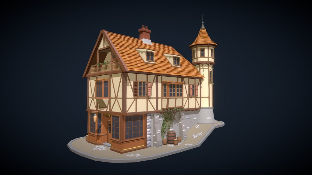 Medieval house and wine shop