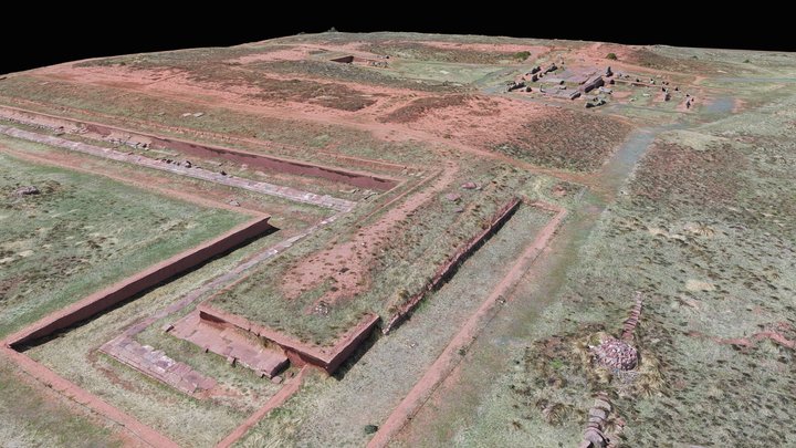 Pirámide de Puma Punku 3D Model
